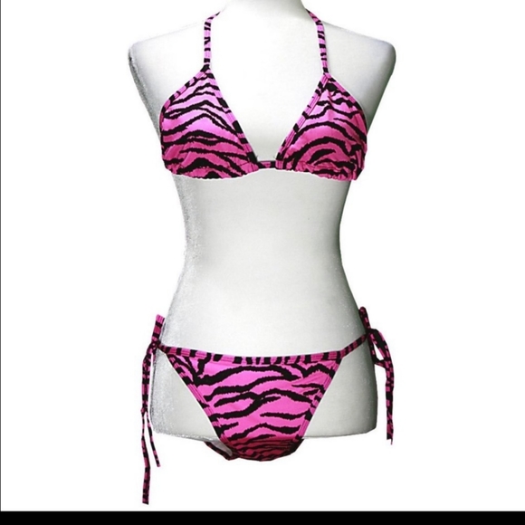 Lot of 3 Classic String Bikinis Zebra Animal - Picture 10 of 10